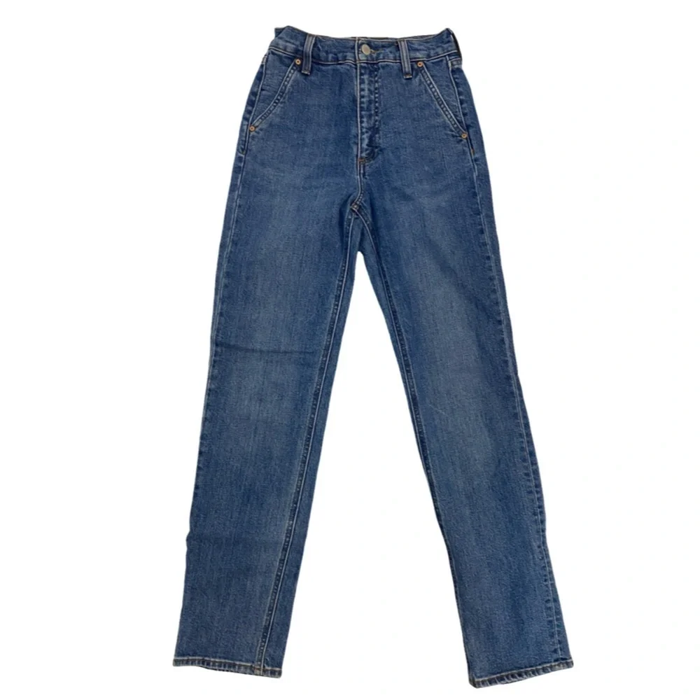 Denim Forum The Arlo Hi-Rise Trouser Straight Jean Size 24 - Picture 6 of 16